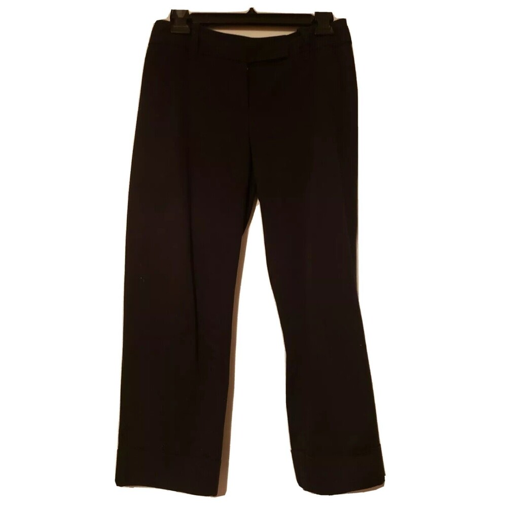 3/$18 Ann Taylor LOFT Cropped cuffed Pants in Julie Fit Black